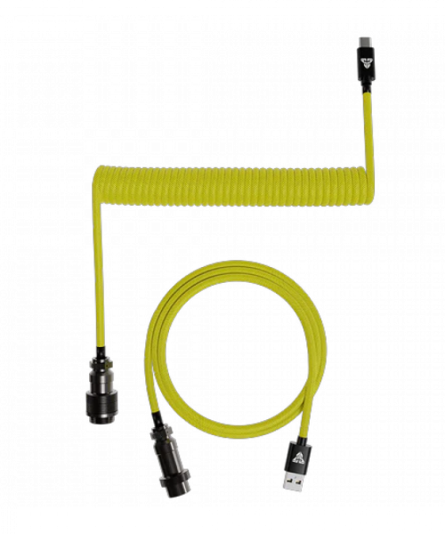 Fantech AC701 Coiled Cable - Sunshine Yellow